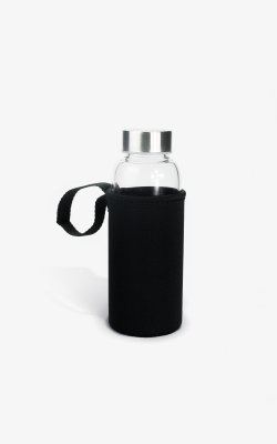 water bottle with neoprene sleeve