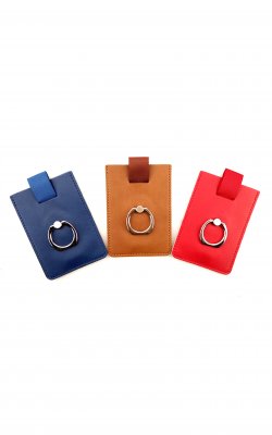 Stick On Card Holder with Finger Ring