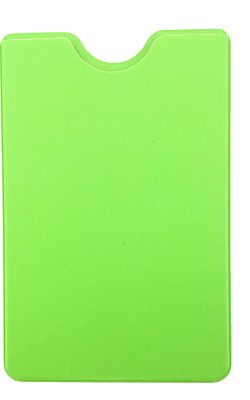 pvc card holder green