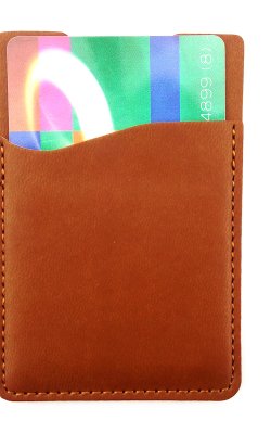 card holder with card