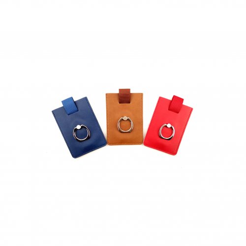 Stick On Card Holder with Finger Ring