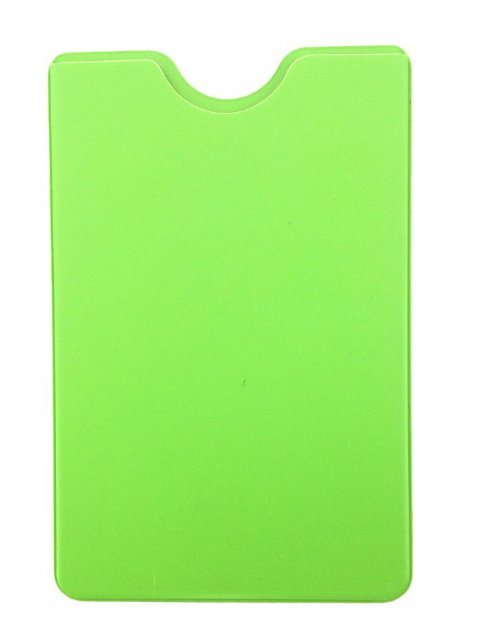 pvc card holder green